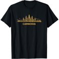thumbnail image 1 of t-shirt Angkor Wat cambodian, khmer cambodian T-Shirt mens，black，women，funny，journey，Crew Neck, Short Sleeve,custom clothing patterns.gift, 1 of 4