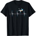 thumbnail image 1 of t-shirt Argentina Flag Heartbeat EKG Pulse Argentinian Soccer Team T-Shirt., 1 of 4