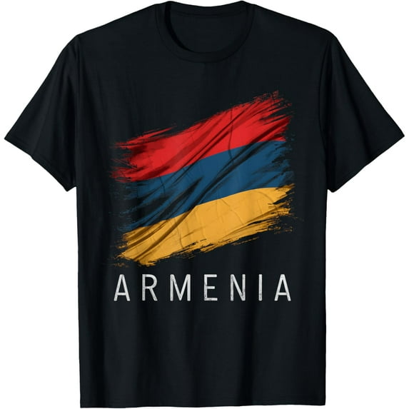 t-shirt Armenia Flag National Pride Family Roots T-Shirt mens,black,women,funny,journey,Crew Neck, Short Sleeve,printing