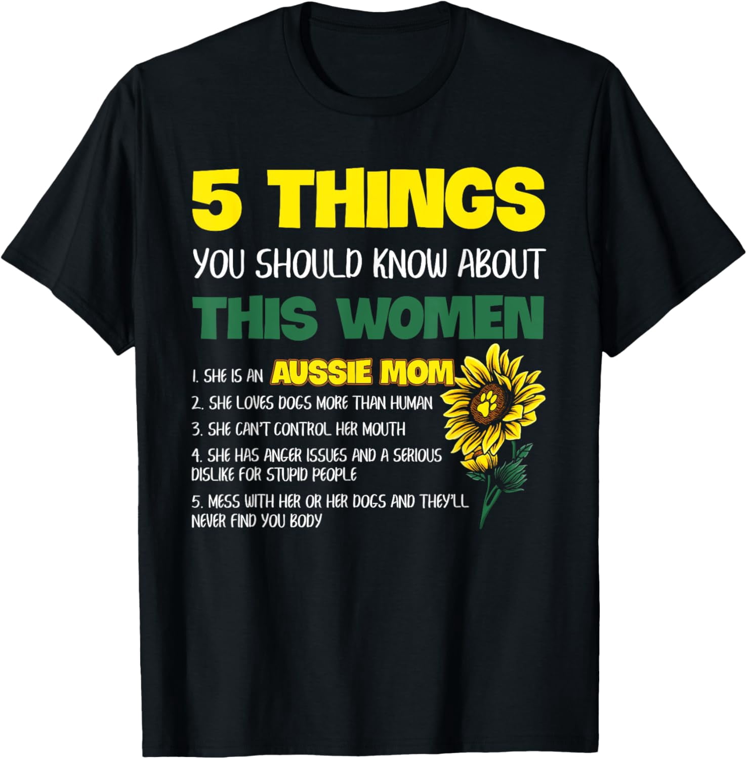 Women's Aussie Mama T-Shirt - Comfort Fit Cotton Tee - View #4
