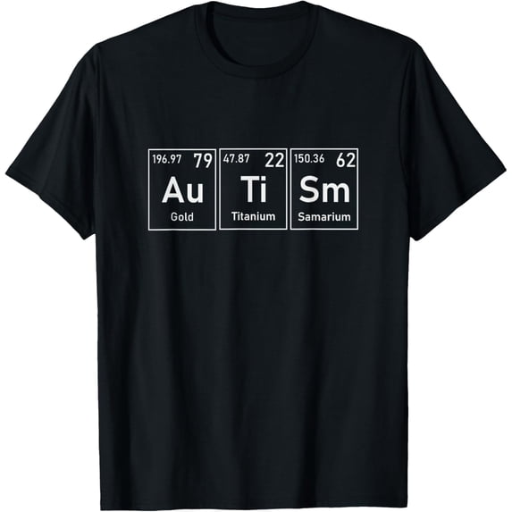 t-shirt Autism Science Design Autistic Quote Autism Awareness T-Shirt mens,black,women,funny,journey,Crew Neck, Short Sleeve,custom clothing patterns.gift