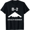 thumbnail image 1 of t-shirt B-2 Stealth Bomber T-Shirt mens，black，women，funny，journey，Crew Neck, Short Sleeve,custom clothing patterns., 1 of 4