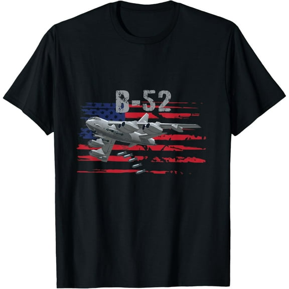 t-shirt B-52 BUFF Military Airplane Flag T-Shirt mens，black，women，funny，journey，Crew Neck, Short Sleeve,custom clothing patterns.