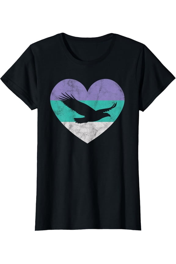 t-shirt Bald Eagle Gift For Women & Girls Retro Cute T-Shirt mens,black,women,funny,journey,Crew Neck, Short Sleeve,custom clothing patterns.gift