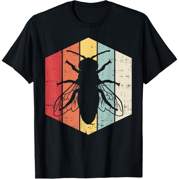 t-shirt Bee Vintage Beekeeping Apiarist Beekeeper Men Women Gift T-Shirt.