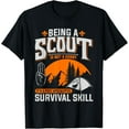 thumbnail image 1 of t-shirt Being A Scout Is Not A Hobby - Boys & Girls Scouts T-Shirt T-Shirt mens，black，women，funny，journey，Crew Neck, Short Sleeve,printing, 1 of 4