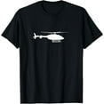 thumbnail image 1 of t-shirt Bell 407 helicopter pilot or crew t-shirt mens t shirt，black，women，funny，misfits，men，journey, 1 of 4