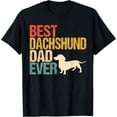 thumbnail image 1 of t-shirt Best Dachshund Dad Doxie Dad Dor Father's Day T-Shirt, 1 of 4