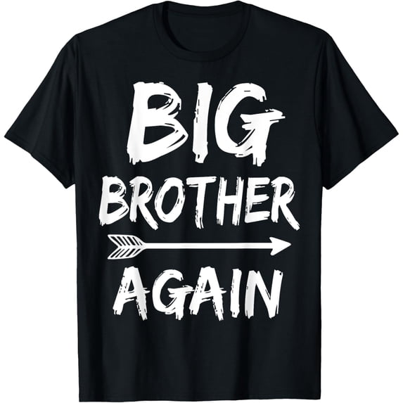 t-shirt Big Brother Again for Boys with Arrow Funny Gifts 2024 T-Shirt.