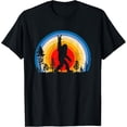 thumbnail image 1 of t-shirt Bigfoot Moon Graphic Night Forest! Cool Sasquatch Men Women T-Shirt., 1 of 4