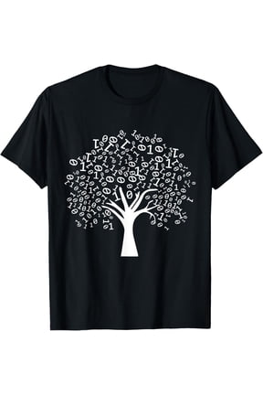 t-shirt Binary Tree Computer Science Coding Programmer T-Shirt mens t shirt,black,women,funny,misfits,men,journey