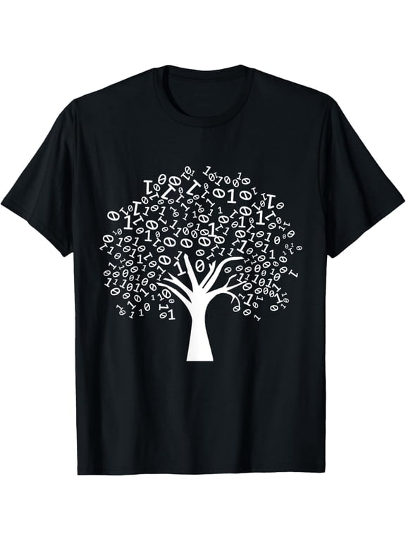 t-shirt Binary Tree Computer Science Coding Programmer T-Shirt mens t shirt,black,women,funny,misfits,men,journey