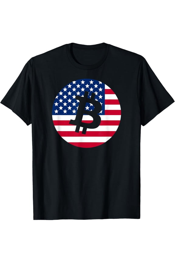 t-shirt Bitcoin USA - America Plan BTC, Crypto Cryptocurrency HODL T-Shirt mens,black,women,funny,men,journey,Crew Neck, Short Sleeve,printing