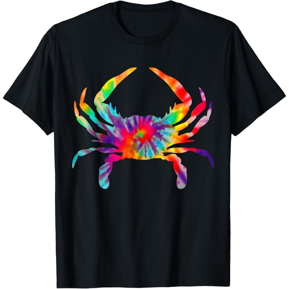t-shirt Blue Crab Tie Dye Vintage Retro Maryland Crabbing T-Shirt