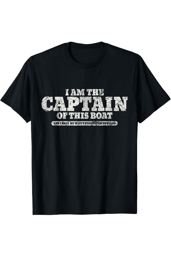 t-shirt Boat Ship Captain Funny Rules T-Shirt mens,black,women,funny,journey,Crew Neck, Short Sleeve,printing