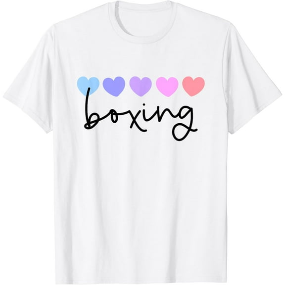 t-shirt Boxer or Boxing Lover Heart Women Girls or Mom T-Shirt mens t shirt，white，women，funny，misfits，men，journey