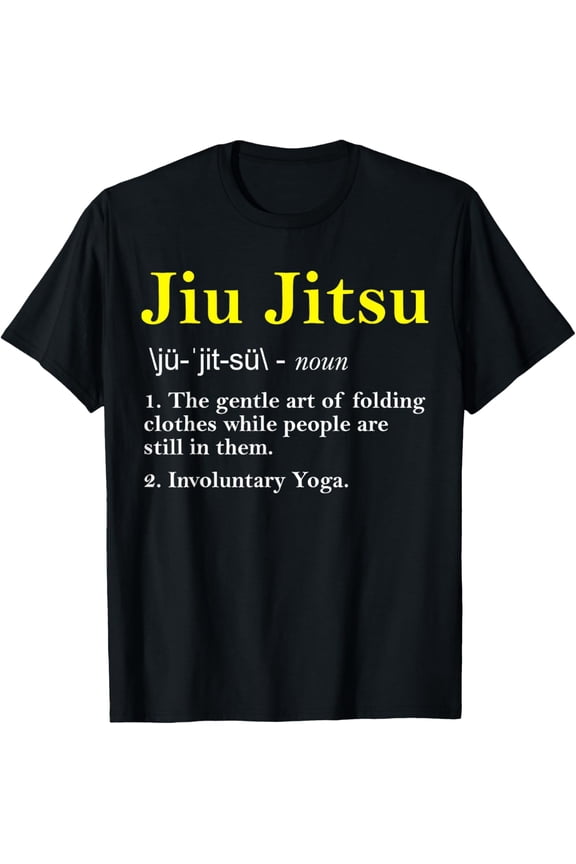 t-shirt Brazilian Jiu Jitsu BJJ Men Kids Apparel Ju-Jitsu Definition T-Shirt.