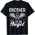 thumbnail image 1 of t-shirt Brother of Angel Pregnancy and Infant Loss Awareness T-Shirt mens t shirt，black，women，funny，misfits，men，journey, 1 of 4