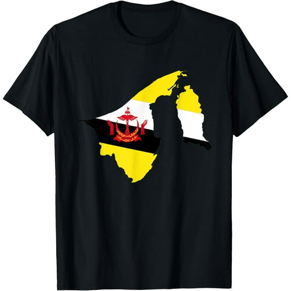 t-shirt Brunei tshirt, Brunei maps, Brunei flag shirt for women T-Shirt.