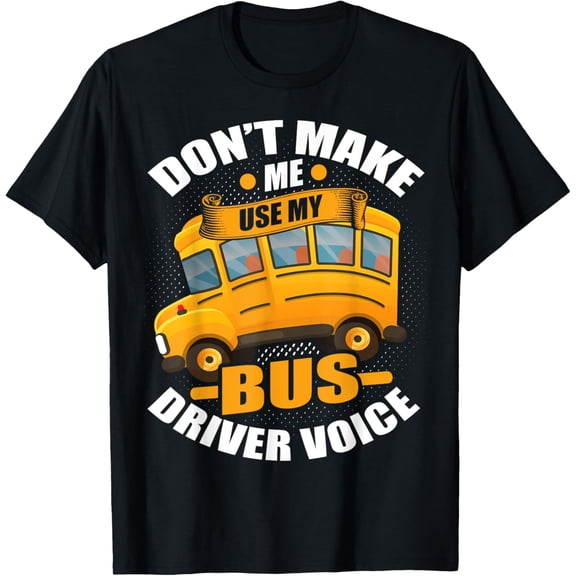 t-shirt Bus Driver School Traffic Stops T-Shirt mens，black，women，funny，journey，Crew Neck, Short Sleeve,custom clothing patterns.gift