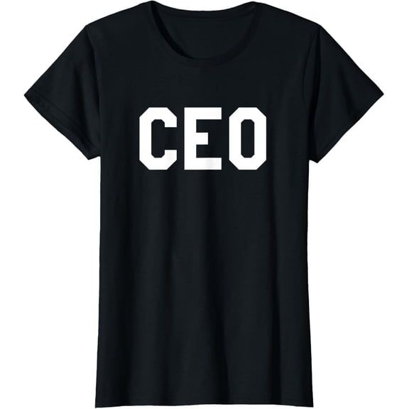 t-shirt CEO T-Shirt Chief Executive Officer Boss Tee T-Shirt mens，black，women，funny，journey，Crew Neck, Short Sleeve,custom clothing patterns.