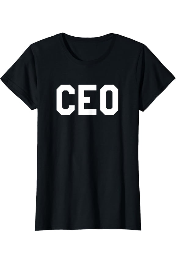 t-shirt CEO T-Shirt Chief Executive Officer Boss Tee T-Shirt mens，black，women，funny，journey，Crew Neck, Short Sleeve,custom clothing patterns.