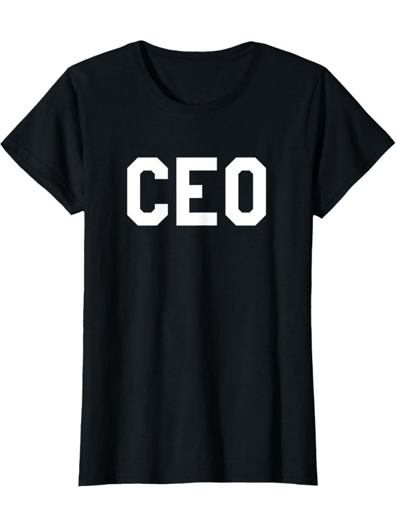 t-shirt CEO T-Shirt Chief Executive Officer Boss Tee T-Shirt mens,black,women,funny,journey,Crew Neck, Short Sleeve,custom clothing patterns.