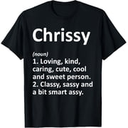 t-shirt CHRISSY Definition Personalized Name Funny Birthday Gift T-Shirt.