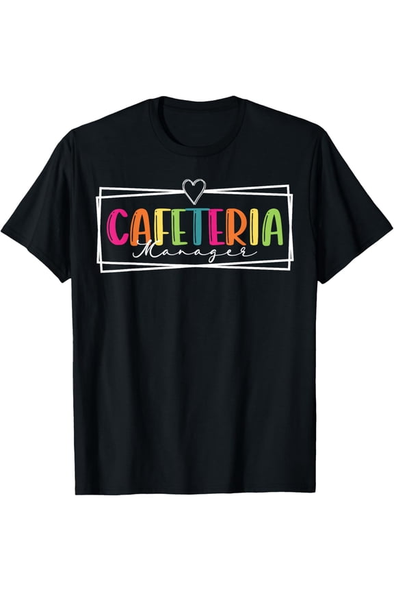t-shirt Cafeteria Manager Lunch Lady Rock Squad Cafeteria Manager T-Shirt mens,black,women,funny,journey,Crew Neck, Short Sleeve,custom clothing patterns.gift