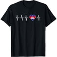 thumbnail image 1 of t-shirt Cambodian Heartbeat I Love Cambodia Flag Heart Gift T-Shirt., 1 of 4