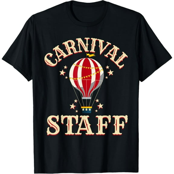 t-shirt Carnival Staff Shirt - Carnival Shirt - Carnival Staff T-Shirt mens，black，women，funny，journey，Crew Neck, Short Sleeve,printing