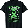 thumbnail image 1 of t-shirt Celiac Disease is an Autoimmune - Disease Awareness T-Shirt mens，black，women，funny，journey，Crew Neck, Short Sleeve,custom clothing patterns.gift, 1 of 4