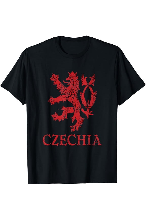 t-shirt Cesko Czechia Lion Symbol Czech Republic Pride T-Shirt.