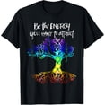 thumbnail image 1 of t-shirt Chakra Tree of Life Be the energy you want to attract T-Shirt mens，black，women，funny，men，journey，Crew Neck, Short Sleeve,printing, 1 of 4