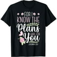 thumbnail image 1 of t-shirt Christian Bible Verse Jeremiah 29:11 t-shirt mens t shirt，black，women，funny，misfits，men，journey, 1 of 4
