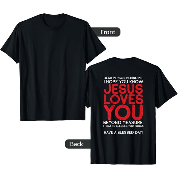 t-shirt Christianity Jesus Loves You Jesus Christ God Church T-Shirt mens，black，women，funny，journey，Crew Neck, Short Sleeve,custom clothing patterns.gift
