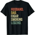 thumbnail image 1 of Cigar Lover Gifts For Dad Men Vintage Funny Cigar Saying T-Shirt, 1 of 4