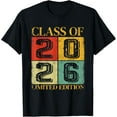 thumbnail image 1 of t-shirt Class Of 2026 T-Shirt mens，black，women，funny，men，journey，Crew Neck, Short Sleeve,printing, 1 of 4