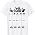 thumbnail image 1 of t-shirt Class of 2035 Grow With Me Shirt Handprint Pre-K 12th Grade T-Shirt mens t shirt，black，women，funny，misfits，men，journey, 1 of 4