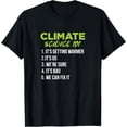 thumbnail image 1 of t-shirt Climate Science 101 Climate Change Global Warming T-Shirt mens t shirt，black，women，funny，misfits，men，journey, 1 of 4