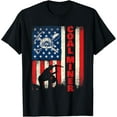 thumbnail image 1 of Coal Miner - Patriotic USA Flag Pitman Underground Mining T-Shirt, 1 of 4
