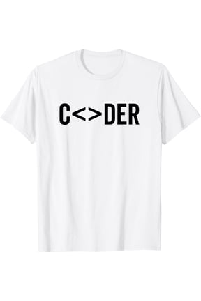 t-shirt Coder Code Funny IT Programming Computer Science mens, woman, white,funny,journey,Crew Neck, Short Sleeve,printing