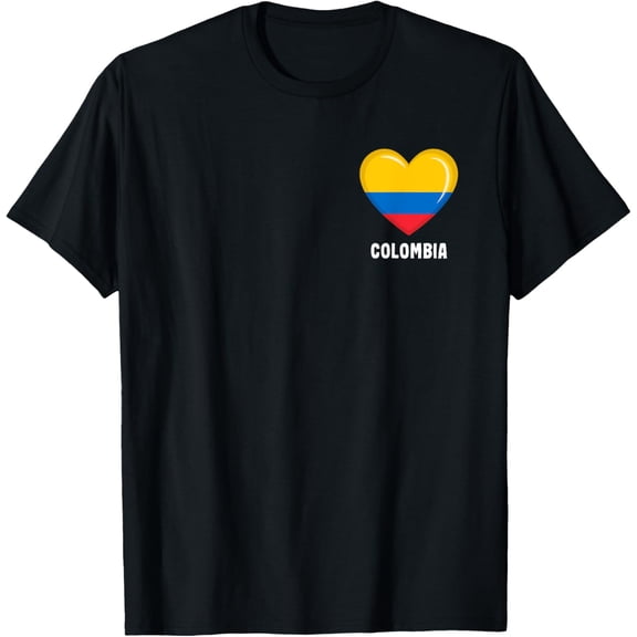 t-shirt Colombia Flag Shirt | Colombian T-Shirt mens，black，women，funny，journey，Crew Neck, Short Sleeve,printing