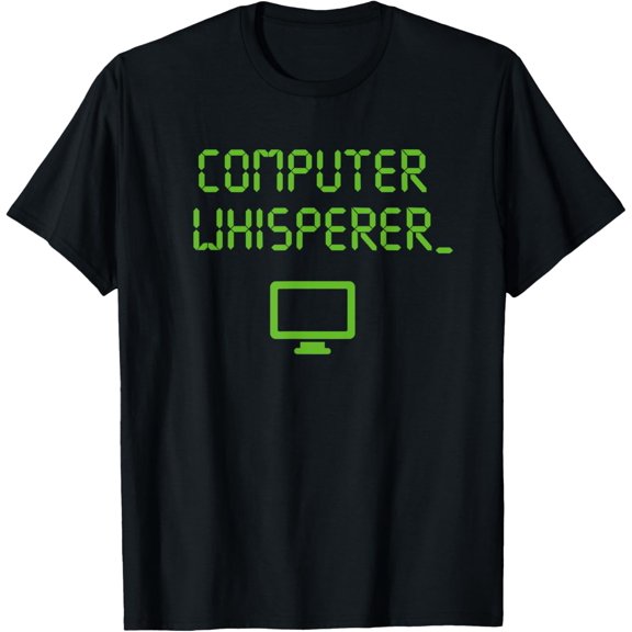 t-shirt Computer Whisperer Shirt Tech Support Nerds Geeks Funny IT T-Shirt mens t shirt,black,women,funny,misfits,men,journey