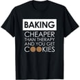 thumbnail image 1 of t-shirt Cookie Baking, for a Baker, Dessert Chef, Cook T-Shirt mens，black，women，funny，men，journey，Crew Neck, Short Sleeve,printing, 1 of 4