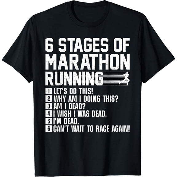 t-shirt Cool Marathon Runner Design For Men Women Running Marathoner T-Shirt.