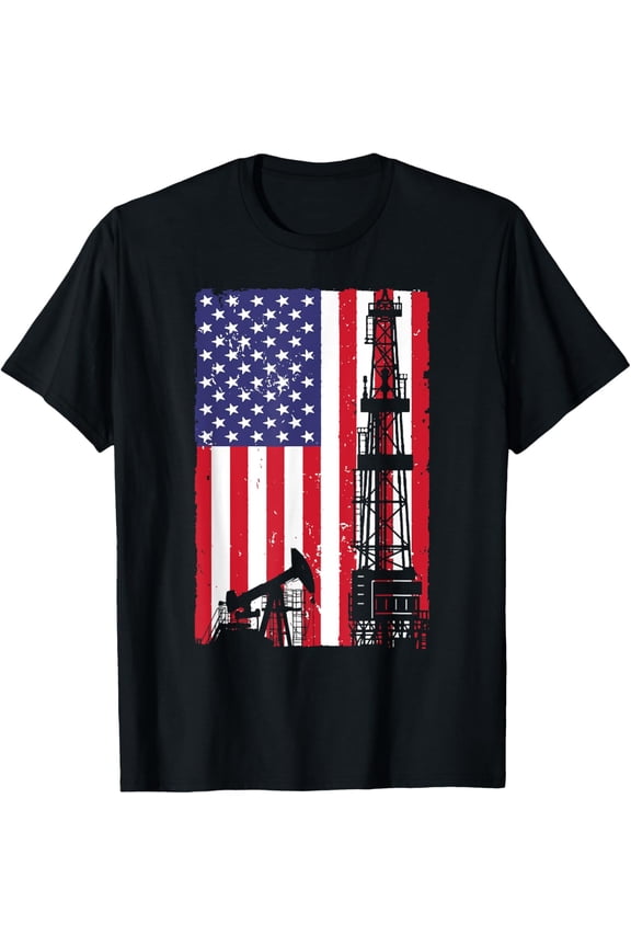 t-shirt Cool Oil Field Art For Men Women Oilfield Drilling Lovers T-Shirt mens t shirt,black,women,funny,misfits,men,journey