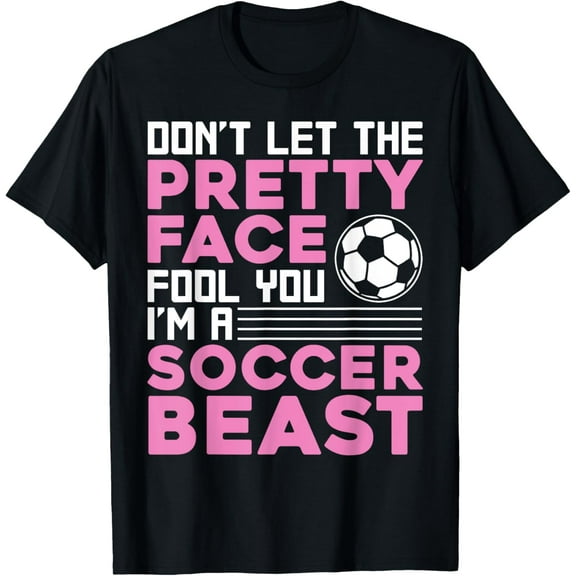 t-shirt Cool Soccer For Women Teen Girls Soccer Lover Player Sports T-Shirt.
