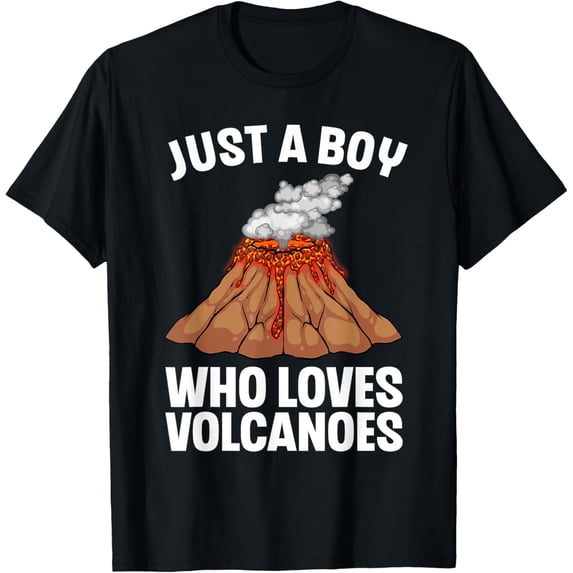 t-shirt Cool Volcano For Men Boys Kids Volcanologist Volcano Lovers T-Shirt.