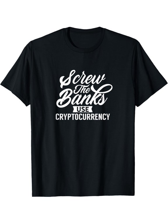 t-shirt Crypto Currency Blockchain Cryptos Cryptocurrency T-Shirt mens,black,women,funny,men,journey,Crew Neck, Short Sleeve,printing